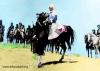حضرت شیخ عثمان قدس سره در حال اسب سواری